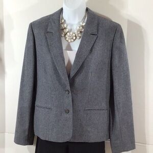 Pendleton gray wool blazer jacket